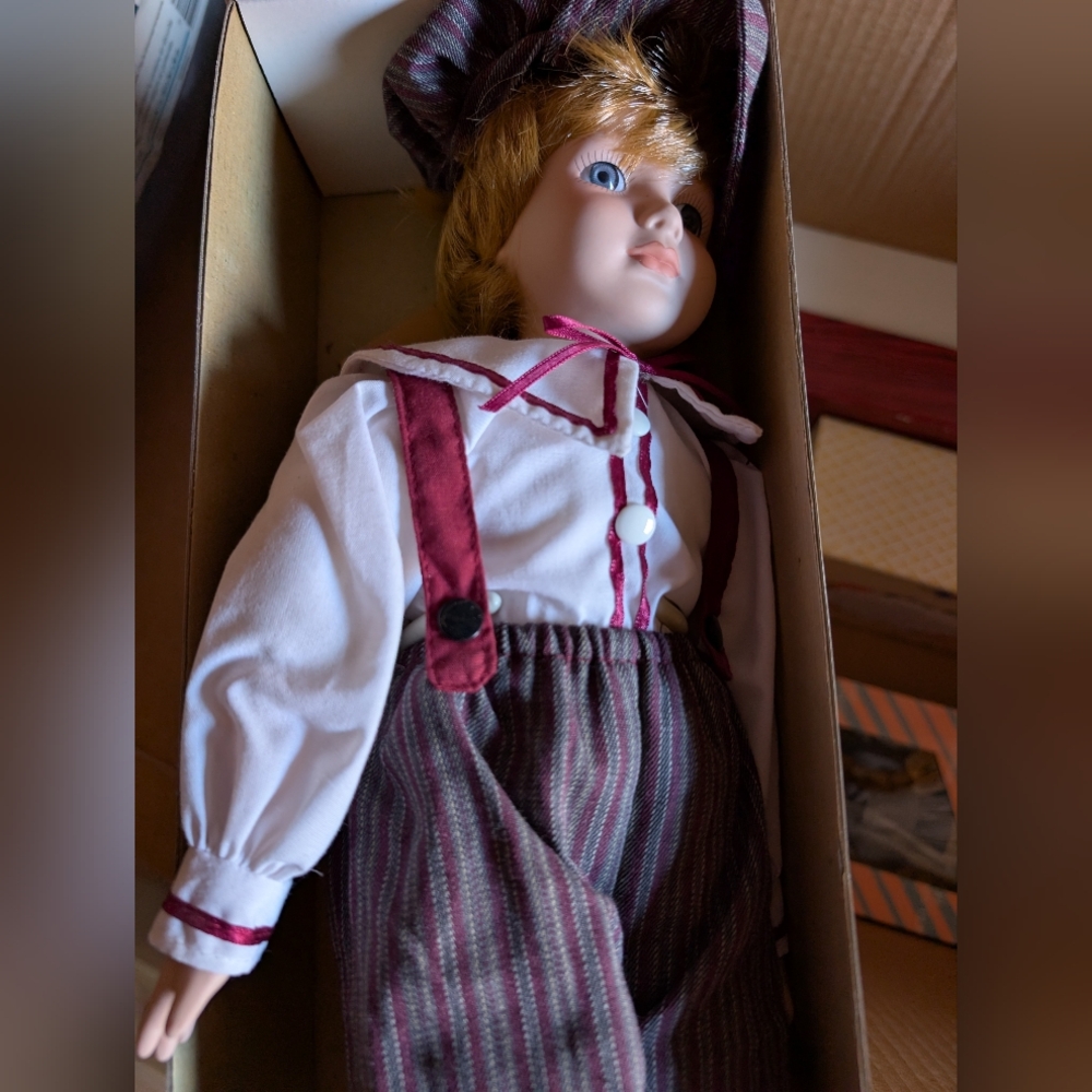 Classic Doll with Red and White Outfit